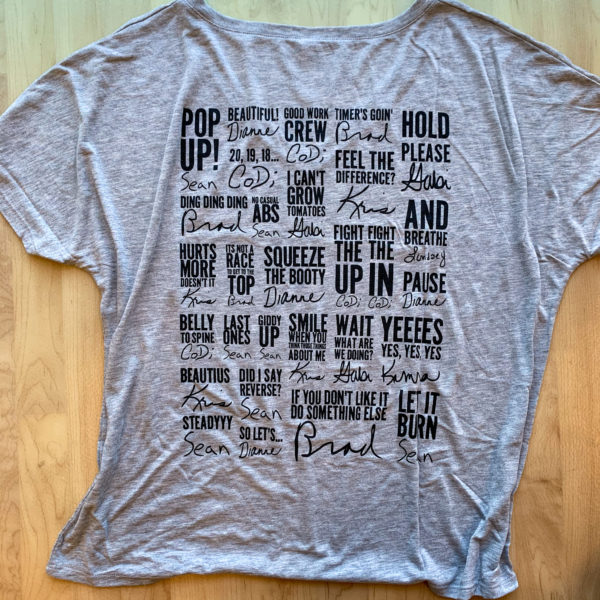 Grey Phrase V-Neck Shirt - Image 2